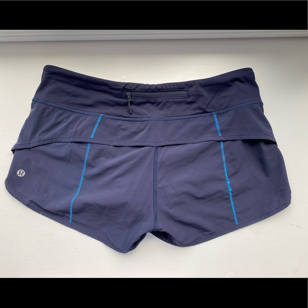 🚨PRICE DROP🚨Lululemon Speed Short in Midnight Navy; Size 6; 2.5” Inseam